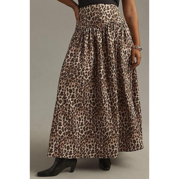 NWT Size 1X -  Mare Mare 100% Cotton Basque-Waist Maxi Skirt (NWT US$ 148) - Picture 6 of 16